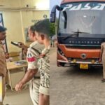 शराब के नशे में बस चलाते पाए गए चालक के विरुद्ध मोटर व्हीकल एक्ट के तहत कोंटा पुलिस ने की वैधानिक कार्रवाई।