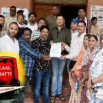 सुकमा धान संग्रहण केंद्र में करोड़ो की बर्बादी और रिकॉर्ड से धान गायब होने के मामले में कांग्रेस ने सौंपा ज्ञापन।